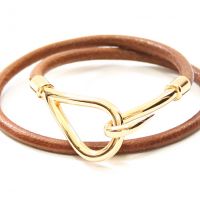 Hermes Jumbo Leather Hook Bracelet/Choker