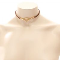 Hermes Jumbo Leather Hook Bracelet/Choker