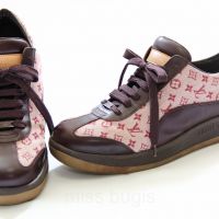 Louis Vuitton Cherry Monogram Mini Lin Canvas Sneakers 40