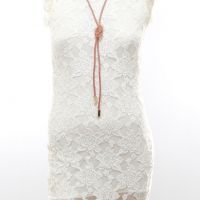Louis Vuitton Braided Leather Belt/Necklace