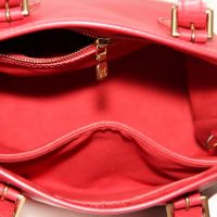 Louis Vuitton Epi Leather Red Bucket With Pochette